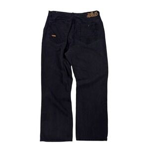 Vintage Akademiks Jeans Mens Size 40 Baggy Loose Fit Embroidered Denim Hip Hop